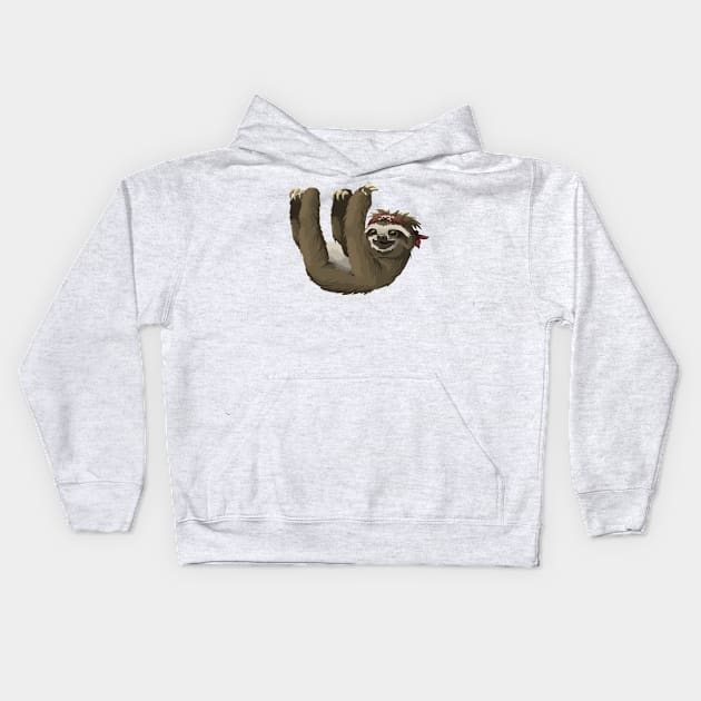 sloth Kids Hoodie by Tamie